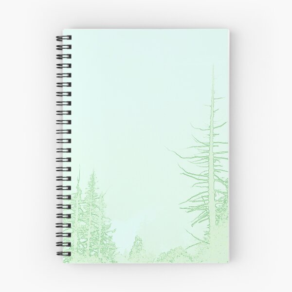 Item preview, Winter forest in palest green designed and sold by Boho Contessa.