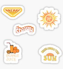 Orange Stickers Sticker