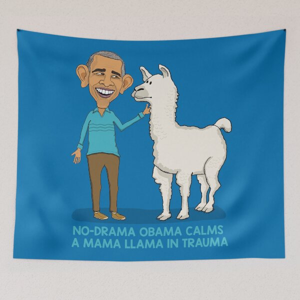 Item preview, No Drama Obama Calms Mama Llama designed and sold by capscratch.