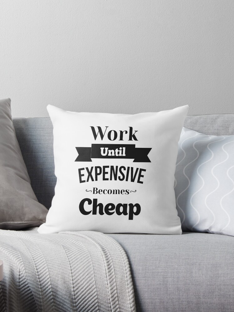 Inspirational quotes throw outlet pillows