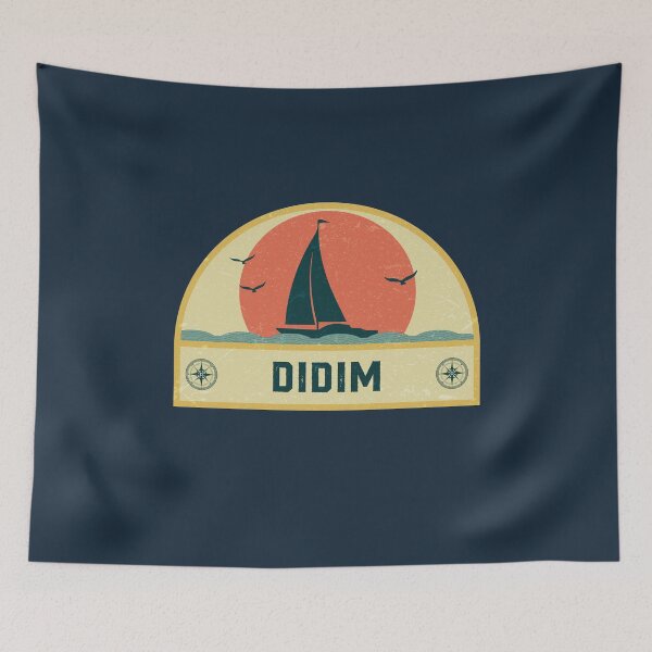 Item preview, Vintage Didim Turkey Sailing Vacation Badge designed and sold by dk80.