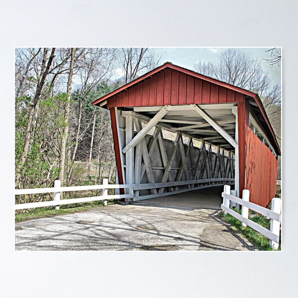 Item preview, Everett Road Covered Bridge designed and sold by Monnie Ryan.