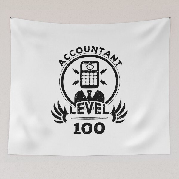 Item preview, Level 100 Accountant Accountancy Fan Gift designed and sold by oberdoofus.