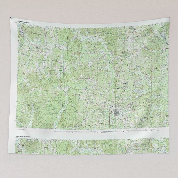 Item preview, USGS TOPO Map Mississippi MS Brookhaven 337195 1984 100000 designed and sold by WetdryvacRBO2.