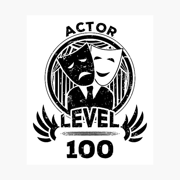 Item preview, Level 100 Actor Drama Fan Gift designed and sold by oberdoofus.