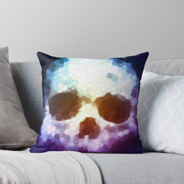 Item preview, Mosaic Skull Gradient Glass Effect  designed and sold by miijojo1994.