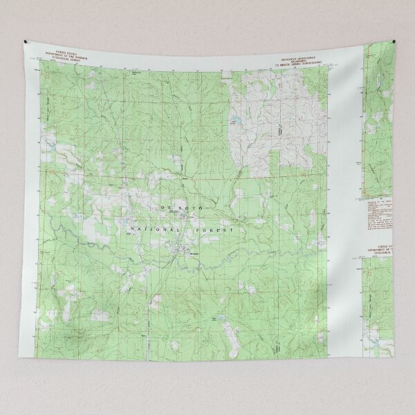 Item preview, USGS TOPO Map Mississippi MS Brooklyn 335391 1983 24000 designed and sold by WetdryvacRBO2.