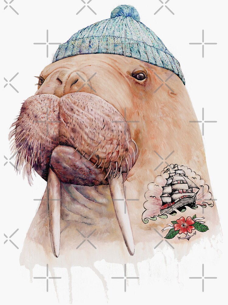 Tattooed Walrus by AnimalCrew
