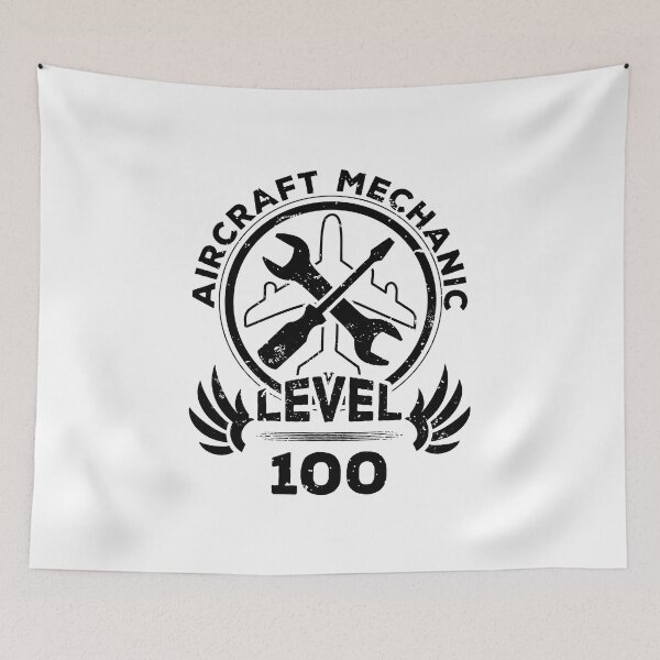 Item preview, Level 100 Aircraft Mechanic Airplane Engineer Gift designed and sold by oberdoofus.