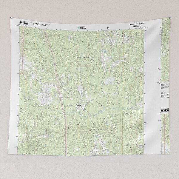 Item preview, USGS TOPO Map Mississippi MS Brooklyn 20120405 TM designed and sold by WetdryvacRBO2.