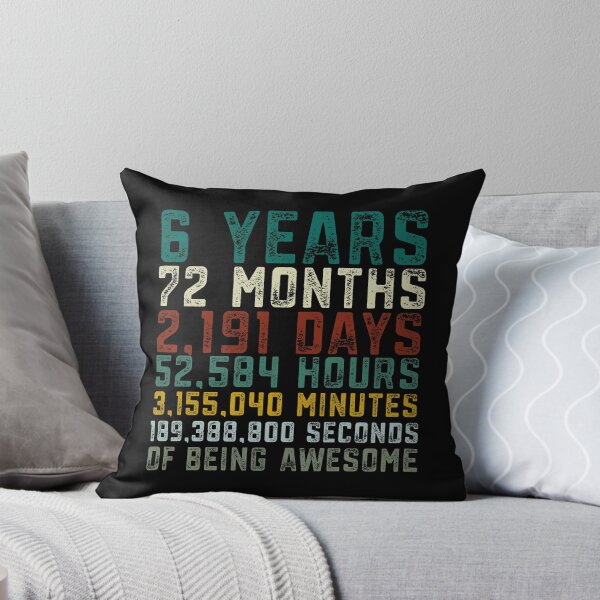 Item preview, Vintage 6 Years Old 6th Birthday Boy Girl Anniversary designed and sold by mrsmitful.