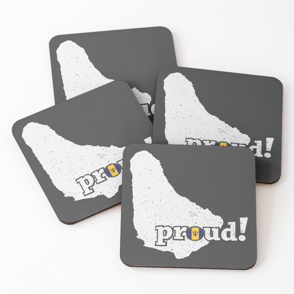 Item preview, Barbados Map - Proud designed and sold by IdentiTee Studios.
