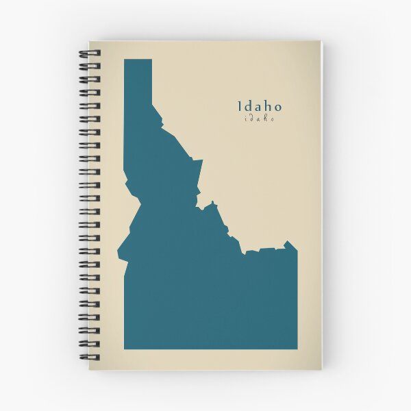 Item preview, Modern Map - Idaho state USA designed and sold by Ingo Menhard.