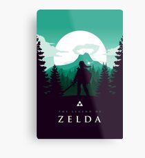 The Legend of Zelda (Green) Metal Print