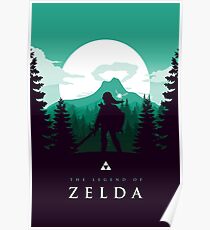 Póster La leyenda de Zelda (verde)
