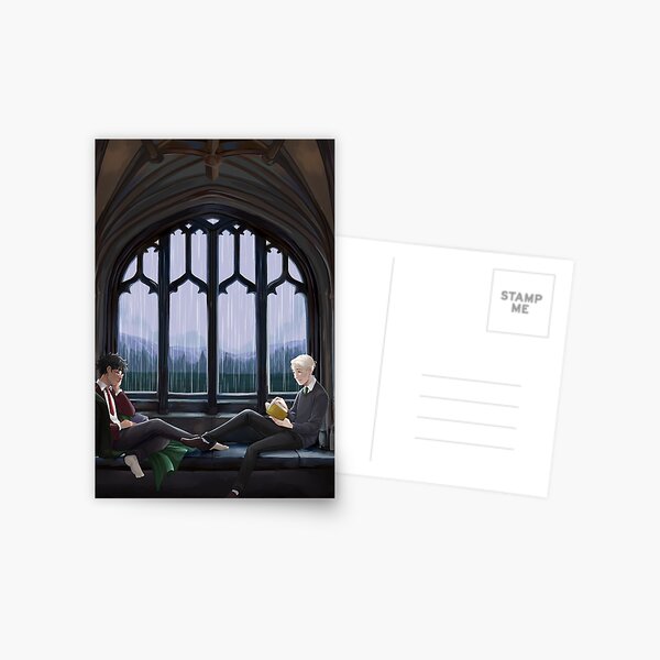 Rainy Day Drarry Postcard