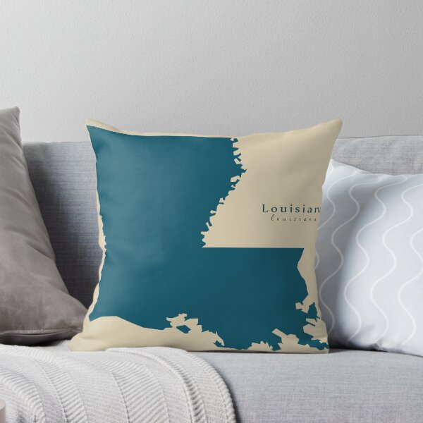 Item preview, Modern Map - Louisiana state USA designed and sold by Ingo Menhard.