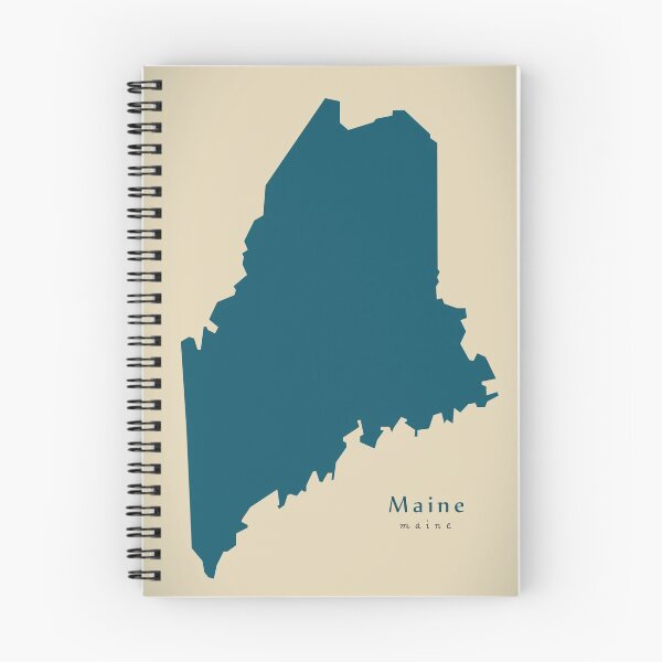 Item preview, Modern Map - Maine state USA designed and sold by Ingo Menhard.