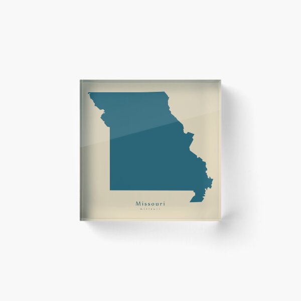 Item preview, Modern Map - Missouri state USA designed and sold by Ingo Menhard.