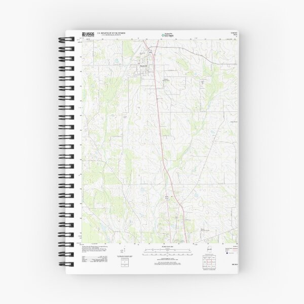 Item preview, USGS TOPO Map Mississippi MS Brooksville 20120320 TM designed and sold by WetdryvacRBO2.