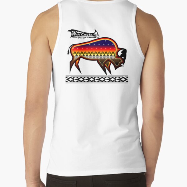 Protecting the people Black Buffalo Tank Top