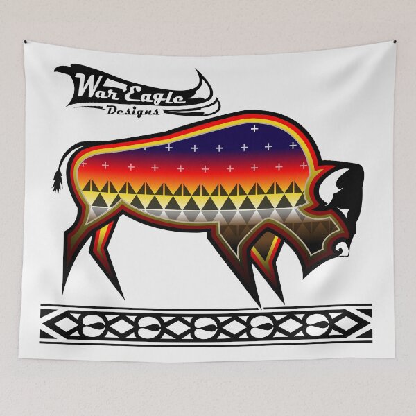 Item preview, Protecting the people Black Buffalo  designed and sold by MelvinWarEagle.