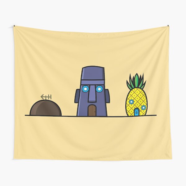 Houses of SpongeBob SquarePants Tapestry