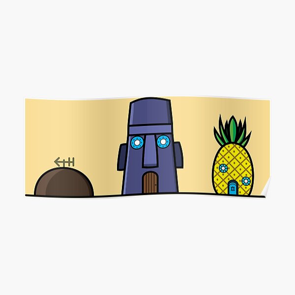 Houses of SpongeBob SquarePants Poster