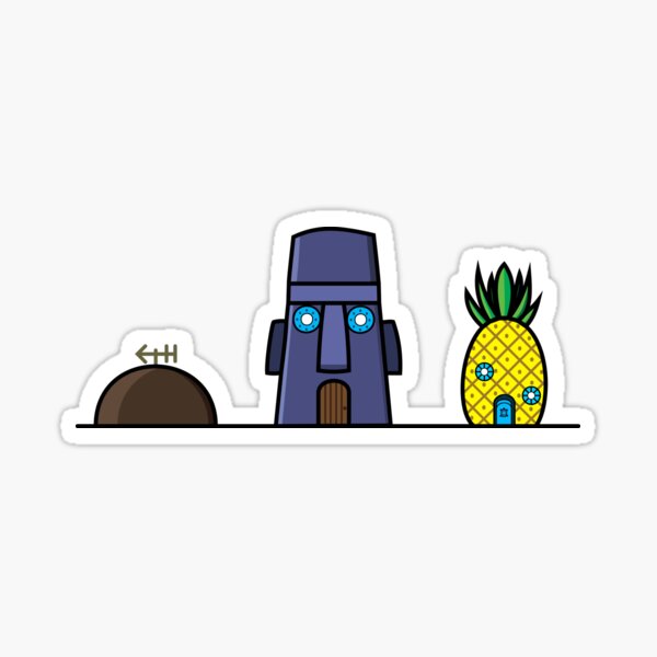 Houses of SpongeBob SquarePants Sticker