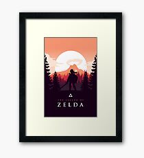 The Legend of Zelda (Orange) Framed Print