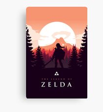 The Legend of Zelda (Orange) Canvas Print