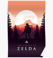 The Legend of Zelda (Orange) Poster