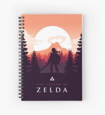 The Legend of Zelda (Orange) Spiral Notebook