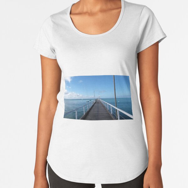 Beachport Jetty, Limestone Coast, South Australia. Premium Scoop T-Shirt