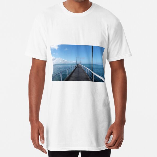 Beachport Jetty, Limestone Coast, South Australia. Long T-Shirt