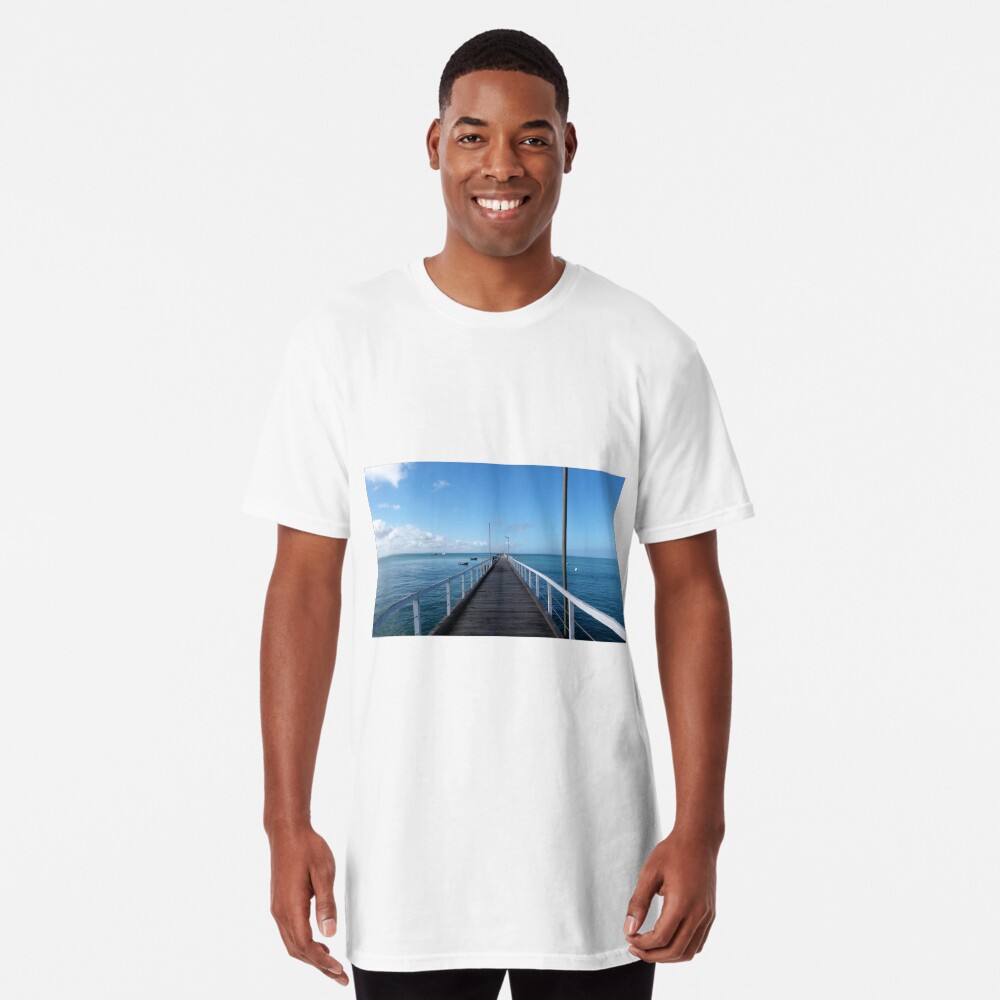 Beachport Jetty, Limestone Coast, South Australia. Long T-Shirt
