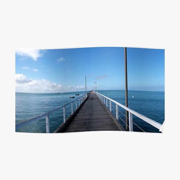 Beachport Jetty, Limestone Coast, South Australia. Poster