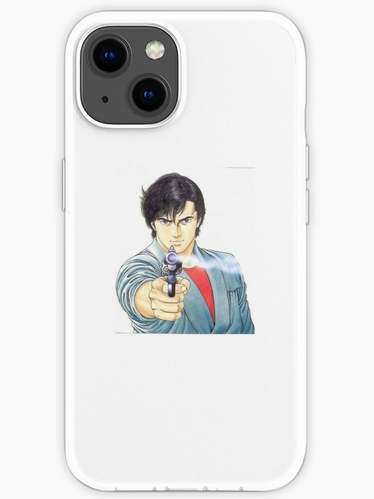 Ryo Saeba City Hunter Nicky Larson Iphone Case By Tawagoto Redbubble