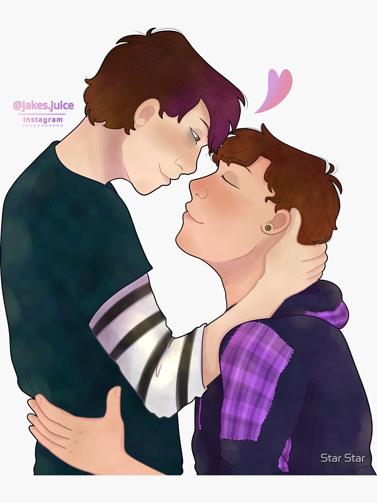 "Roman Virgil Prinxiety Sanders Sides " Sticker for Sale by JakesJuice