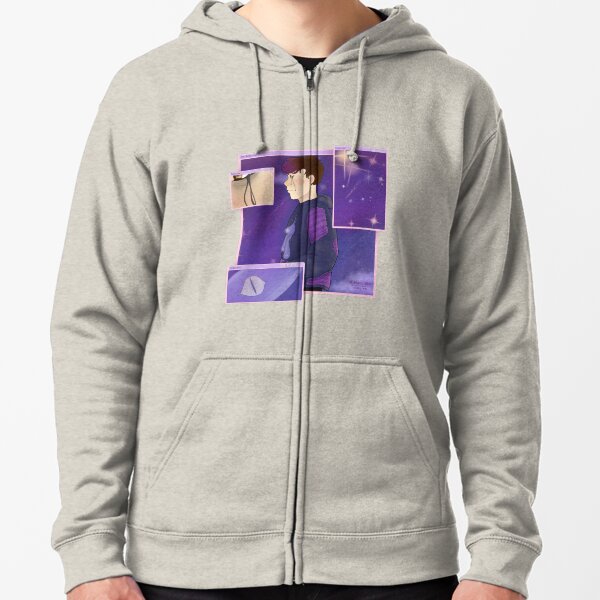 Lados de Logan Sanders Sudadera con capucha y cremallera