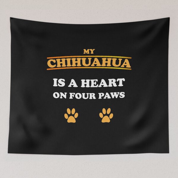 Item preview, Chihuahua dog paws picture dogs sayings designed and sold by dm4design.