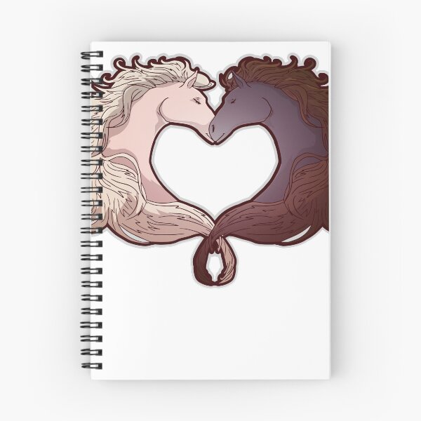 Item preview, Horse heart couple relationship riding gift designed and sold by Mic Designs.