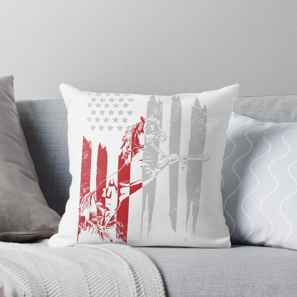 Item preview, Flag riding horse western riding gift cowboy rodeo designed and sold by Mic Designs.