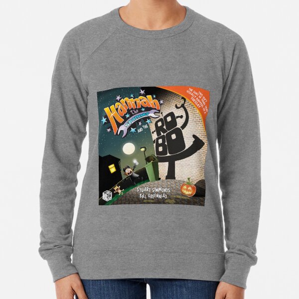Hannah the Spanner and the Robot Lightweight Sweatshirt