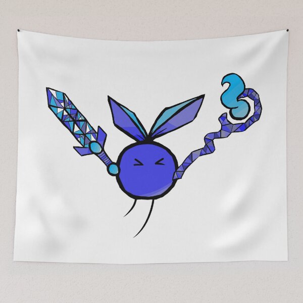 Item preview, Blueberry Hero - Sword and Staff designed and sold by JonGrin.