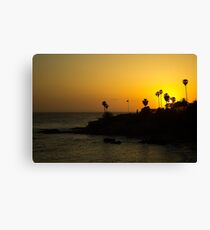 laguna sunset Canvas Print