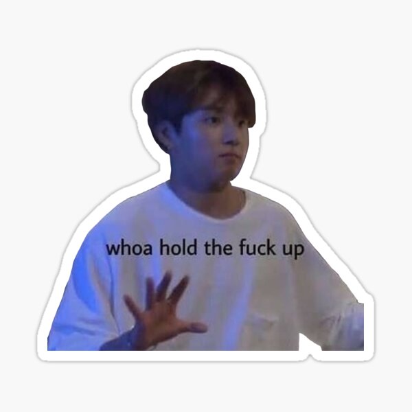 Jungkook Meme BTS Pegatina