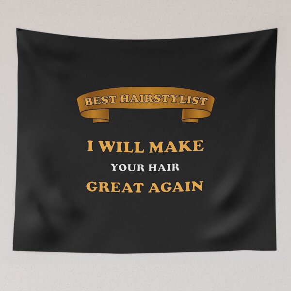 Item preview, Barber Funny sayings. I want to make your hair great again designed and sold by dm4design.