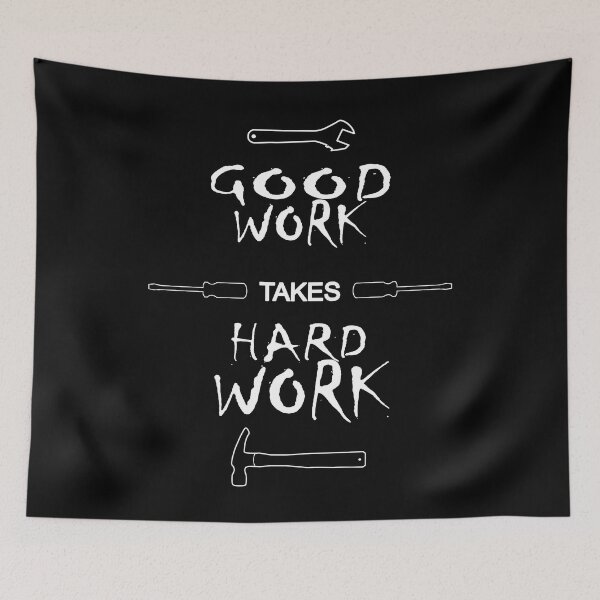 Item preview, Handyman saying Hard work Gift idea designed and sold by René Gudenrath.