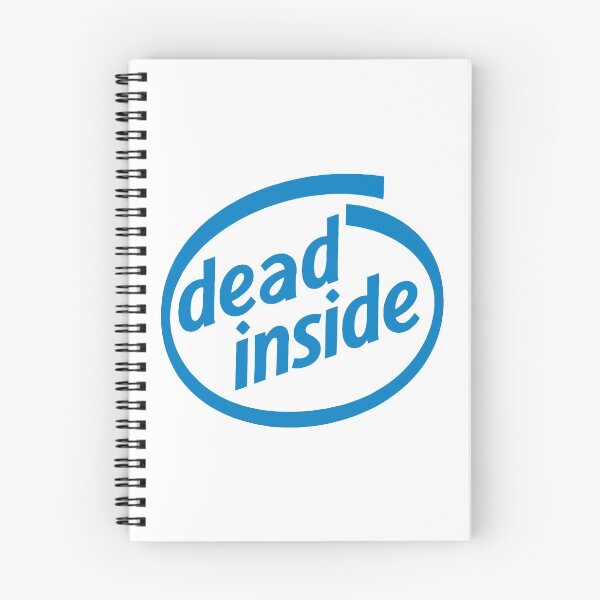 Item preview, dead inside (intel parody) designed and sold by fandemonium.
